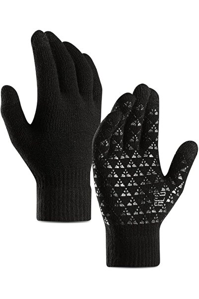 LinJie Winter Gloves, Men's And Women's Upgraded Touch Screen Cold Weather Wa...