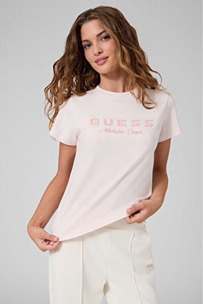 Guess Fabrizia Kadın Aktif Slim Fit T-Shirt