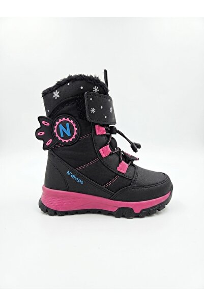 GÜLERSHOES Garantili Orijinal Su Geçirmez Kışlık Kaymaz Kürklü Kız Çocuk Bot ...