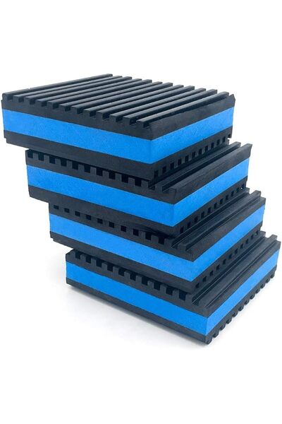 AIRCASE وسادات مطاطية مضادة للاهتزاز من إير جيد، 10 سم × 10 سم × 2 سم شديدة ا...