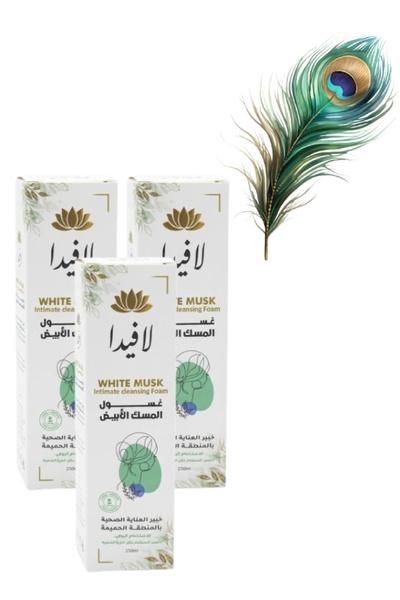La Vida 3 Pieces White Musk Intimate Cleansing Foam 250 ML