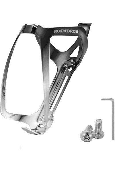 GENERAL Rockbros Bicycle Water Bottle Holder - Lightweight Adjustable Aluminu...