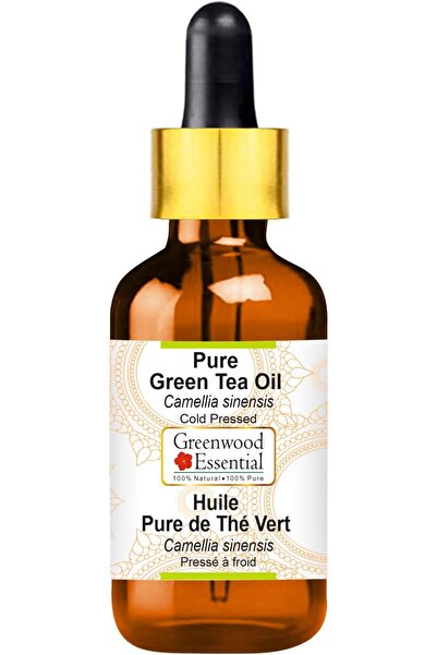 Greenwood Essential زيت الشاي الأخضر النقي (كاميليا سينينس) معصور على البارد ...