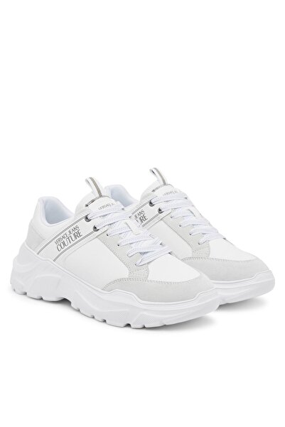 VERSACE JEANS COUTURE Adidași bărbați albi 79YA3SC2 ZPB30 003