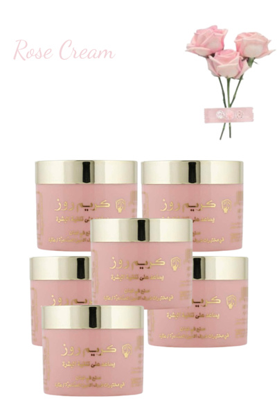 Rose Cream 6 قطع كريم للجسم