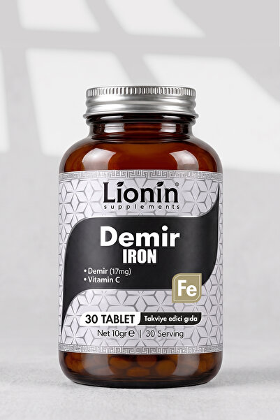 Lionin Demir Iron (Fe) 30 Tablet + C Vitamini