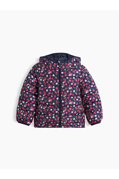 GAP Kız Bebek Lacivert Şişme Puffer Mont
