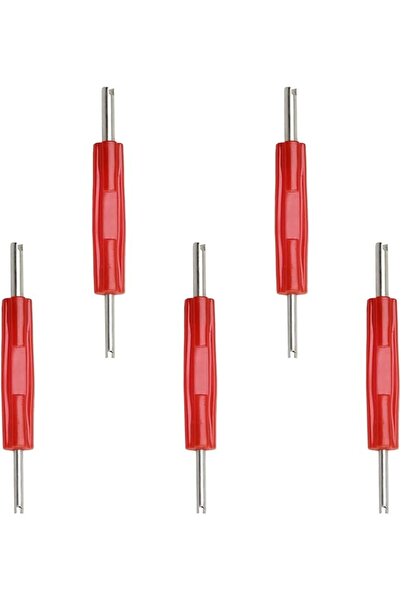 GENERAL 5PCS Valve Core Removal Tool, Double Head Schrader Valve Stem Core Re...