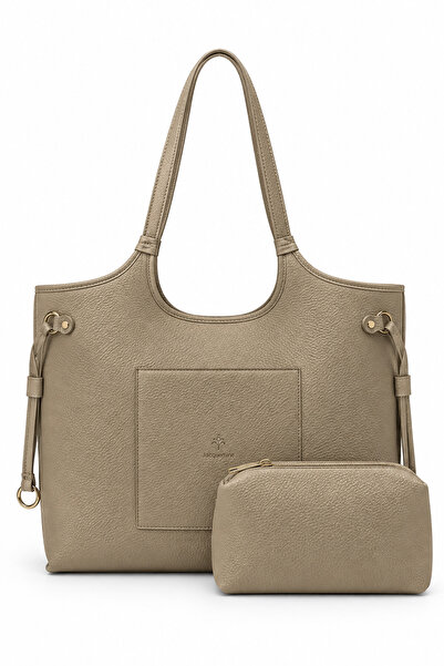 louisiana polo Jkln Women's Shoulder Bag Large Volume Daily Casual Beige Bag ...