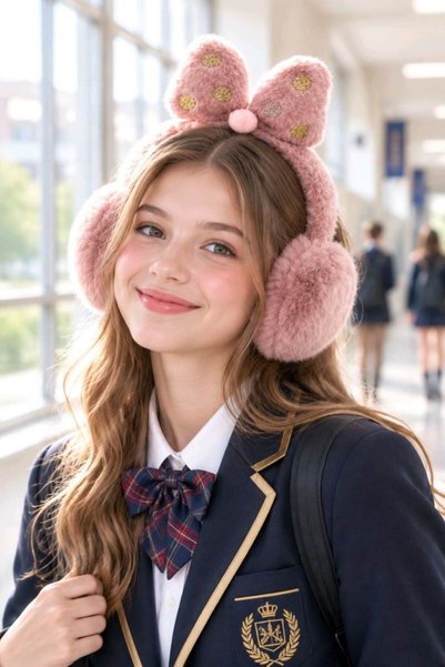 Monalisa Home Luxury Colorful Figured Plush Headphones