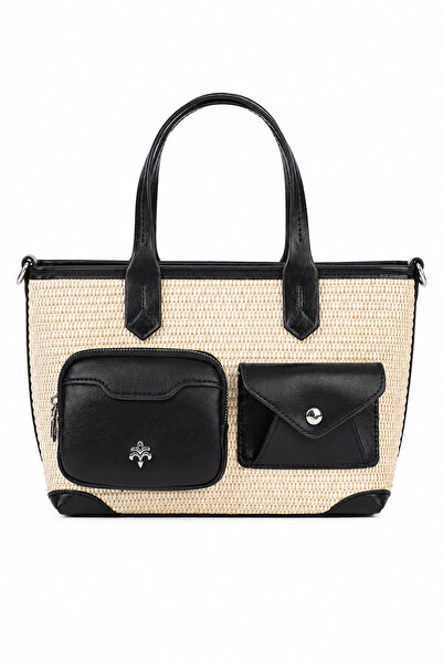 louisiana polo Jkln Women's Shoulder Bag Large Volume Casual Black Bag Im593