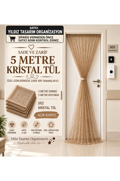 Genel Markalar 5 Metre Kristal Tül Hastane Kapısı ve Organizasyon Tülü – Satı...