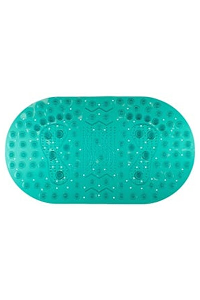 OEM Covoras Baie Antiderapant Turcoaz Model Talpi 68x35cm