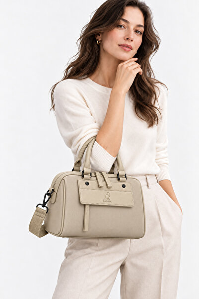 louisiana polo Jkln Women's Shoulder Bag Large Volume Daily Beige Bag 2509