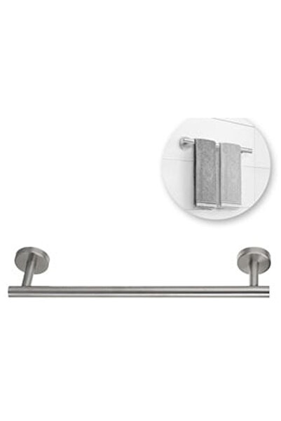 OEM Suport Prosop Baie din Otel Inoxidabil Argintiu 40x6cm