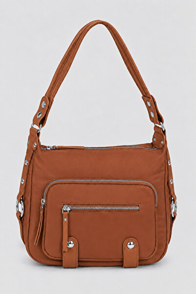 louisiana polo Jkln Women's Shoulder Bag Large Volume Daily Coffee Color Hand...