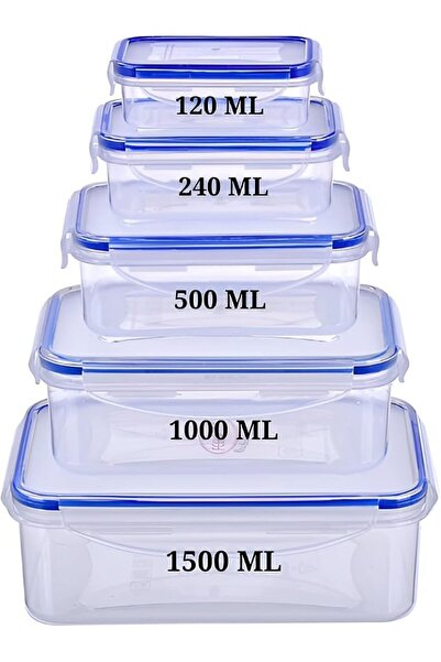Feelings Plastic Food Storage Containers 10-Piece|Airtight Storage Containers...
