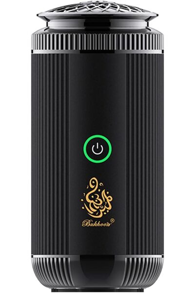 Bukhoon مبخرة إلكترونية MF4-B35-B ذات قدرة تسخين كبيرة، لون أسود