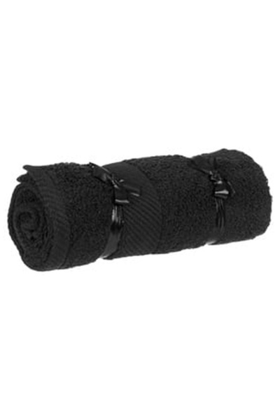 OEM Prosop Premium din Bumbac Negru 90x50cm