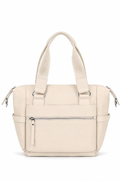louisiana polo Jkln Women's Shoulder Bag Large Volume Daily Beige Bag 2405-6