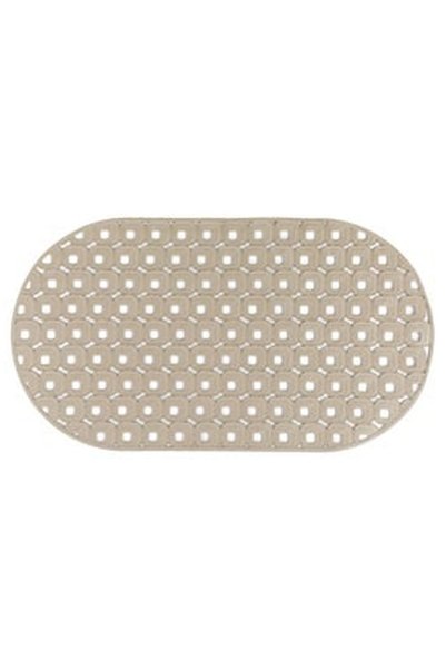 OEM Covoras Antiderapant Taupe Square pentru Baie 70x39cm
