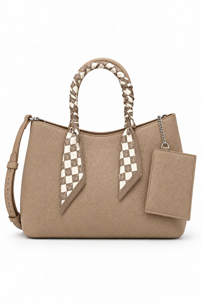 louisiana polo Jkln Women's Shoulder Bag Large Volume Daily Beige Bag 2532