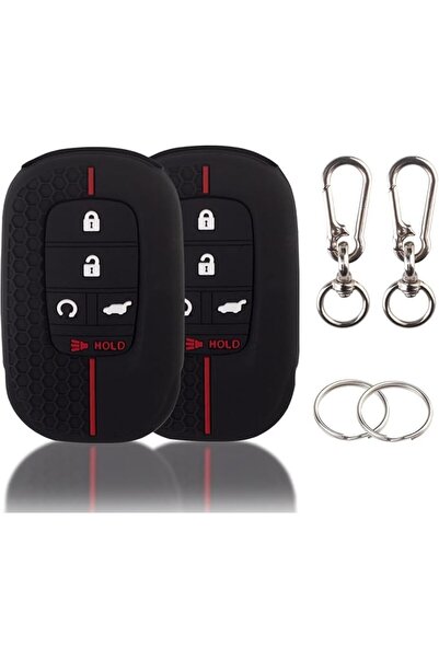 Generic Silicone Key Fob Cover for (5 Buttons) 2022 2023 2024 2025 Honda Acco...