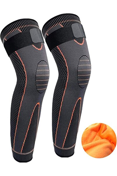 Ofrdncy Leg Compression Sleeve Full Leg 2 Pack Long/Self-Heating Knee Brace f...