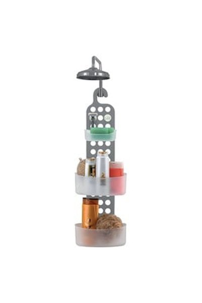 OEM Raft de Baie Gri cu 3 Nivele pentru Baie 70cm