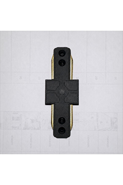 OEM Σύνδεσμος για ράγα SN203BK, 9x3,5x1,5cm, Πλαστικό και Χάλκινο, Μαύρο