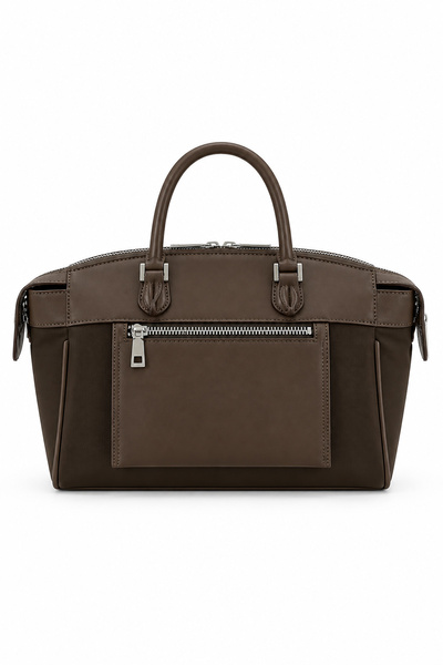 louisiana polo Jkln Women's Shoulder Bag Large Volume Daily Coffee Color Hand...