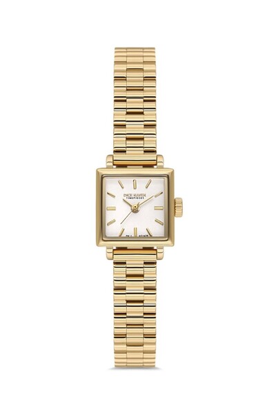 Dice Kayek Dk.1.Ag1428.20 Minimal Square Dial 3 Atm Water Resistant Gold Colo...