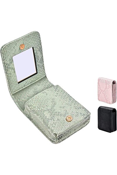 HaveLovely Lipstick Case with Mirror, Small Cosmetic Organizer Bag for Lipsti...