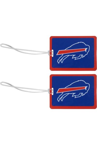 Siskiyou بطاقة أمتعة من الفينيل لفريق NFL Buffalo Bills، عبوة من قطعتين، بالل...
