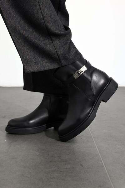 5in1Canpolat Black Classic Riding Boots 22391