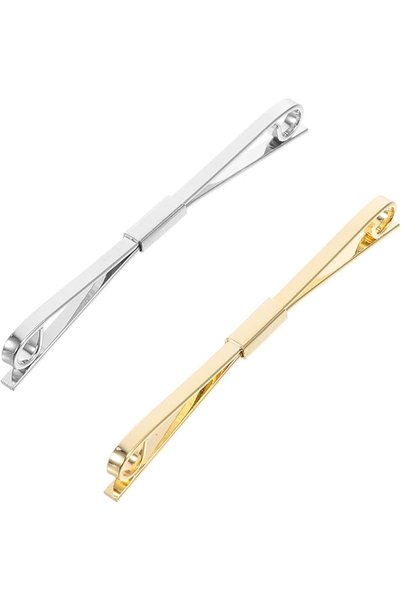 Baluue 2pcs Copper Shawl Pins Cardigan Clips Sweater Collar Brooches Clothes ...