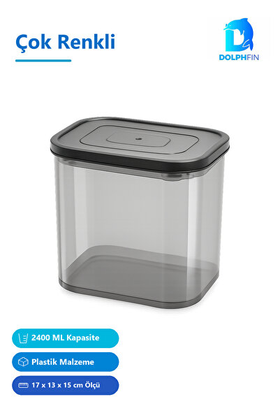 DolphFin Smart Storage Container 2400 ml Multi-Color