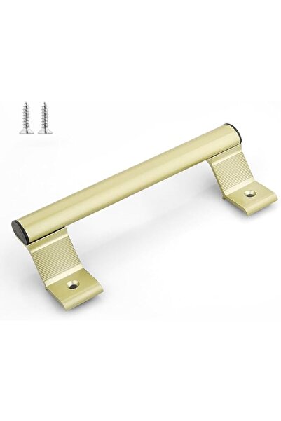 Yelajoy Heavy-Duty Aluminum Push Pull Door Handle, Yellow Cabinet Pull Hardwa...