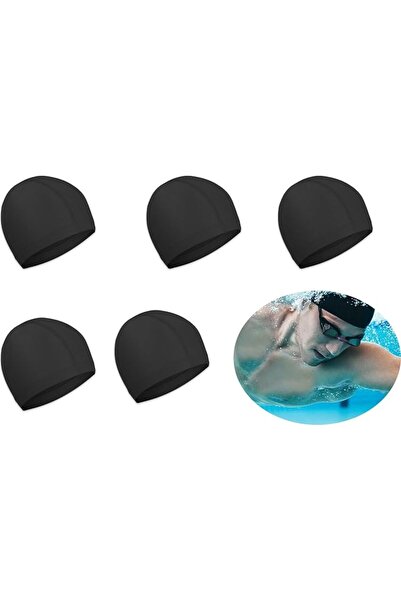 Generic QQEJ Swimming Caps Comfortable Fabric Swimming Hat Premium Quality St...