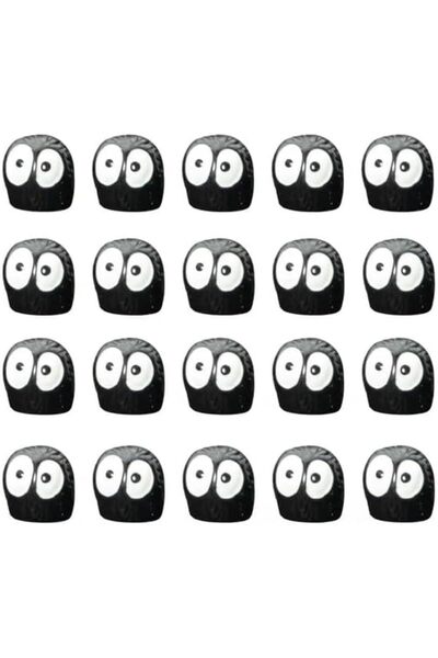 GENERAL 20 Pcs Cute Little Coal Balls Car Rearview Mirror Accessories for Car...