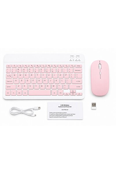 SIGLOO ®   Kit tastatură și mouse Bluetooth fără fir, compatibil cu orice tab...