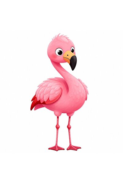 Marcel Kristal Tablo Pembe Flamingo 20x20cm-M202607-Marcel Sanat Elmas Mozaik...