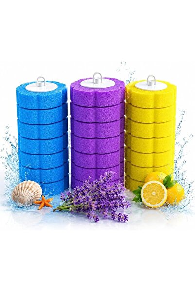 Mamlakat Al Oud Disposable Toilet Brush Refill Heads Pack of 18 | 3 Layer Spo...