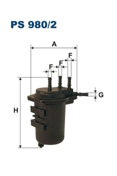 Filtron YAKIT FILTRESI RENAULT CLIO II 01>06 SYMBOL 01>09 NISSAN NOTE 06> MICRA III 03>10 1.5 dci(DELIKSIZ)