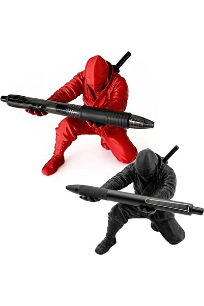KOWVOWZ 2 Packs Ninja Warrior Pen Holder, 3D Printed Ninja Pen Holder with Sw...