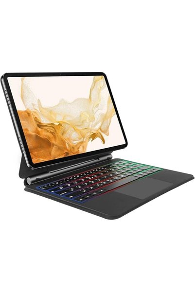 GENERAL Arabic Keyboard Magnetic Case for Samsung Galaxy Tab S7/S8/S9/S9 FE, ...