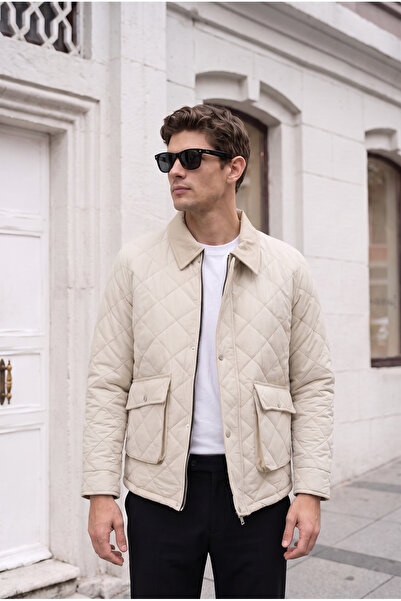 BASEL.CO Leather Detailed Brbr Viral Jacket/Mantle
