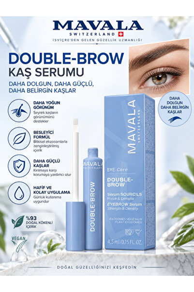Mavala Double Brow Eyebrow Serum 4.5 ml – Kaşları Beslemeye ve Güçlendirmeye ...