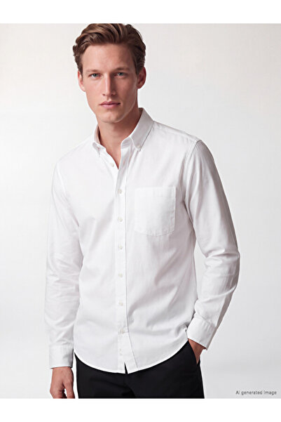 LC Waikiki Timeless Clothing & Timeless Choices Standard Fit Oxford Men's Shirt