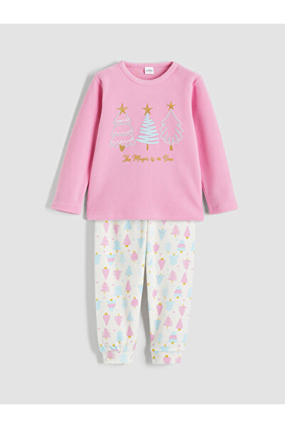 LC Waikiki Timeless Clothing & Timeless Choices Christmas Themed Girls' Fleec...